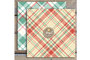 Retro Christmas Plaid Digital Papers, a Pattern Graphic by JennyL Designs (Thumbnail 3 of 3)