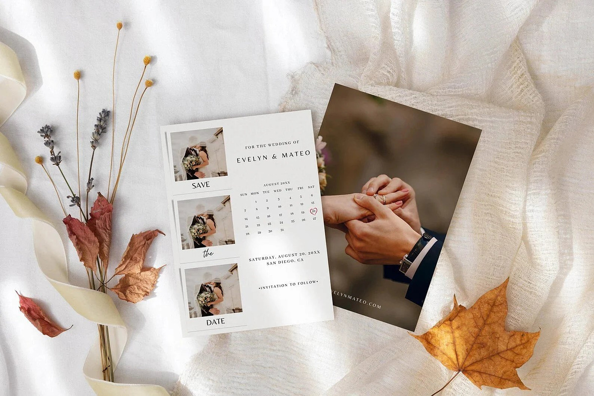 Calendar Save The Date Template, an Invitation Template by LucaTheme (Photo 2 of 5)