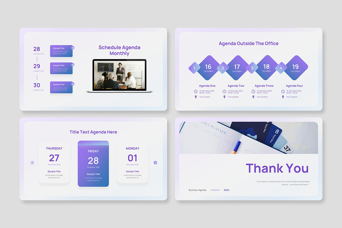 Bizgen - Business Agenda PowerPoint, a Presentation Template by Premast (Photo 4 of 4)