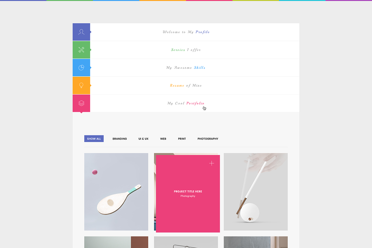 JS - Minimal Resume Template, a Websites & App Template by bigpsfan's SHOP (Photo 7 of 14)