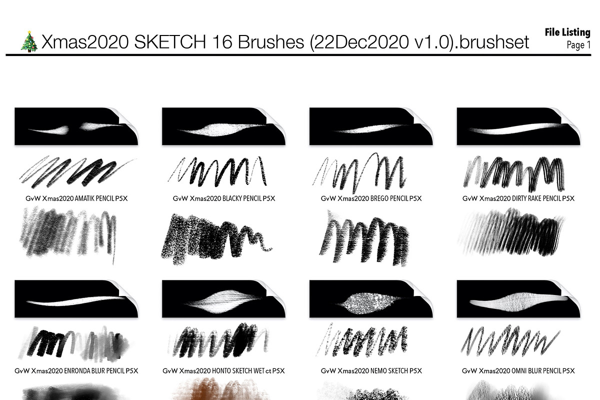 XMAS 2020 Bundle: 150+ Brushes, a Brush Add-On by Georg's Procreate Brushes (Photo 4 of 6)