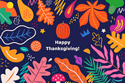 Autumn playful collection, a Seasonal Illustration by MoleskoStudio (Thumbnail 3 of 16)