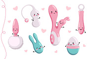 Sex Toys Characters 18+, an Object Illustration by Panna Limon Store (Thumbnail 4 of 7)