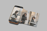 Instagram Story Mockup, an iPhone Mockup by graphicsecond (Thumbnail 3 of 5)