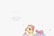 Cute Giraffe Clipart Pack, a Decorative Illustration by Pati Paints (Thumbnail 5 of 11)
