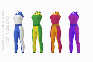 Woman Sportswear 02 Base Mesh Design