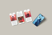 Phone Screen Mock-up, an iPhone Mockup by Lxadesign (Thumbnail 7 of 11)