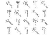 Different axe types tool collection, an Object Graphic by pikepicture (Thumbnail 2 of 3)