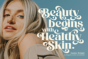Sunday Delight - Elegant Retro Font, a Serif Font by Keithzo (Thumbnail 4 of 12)