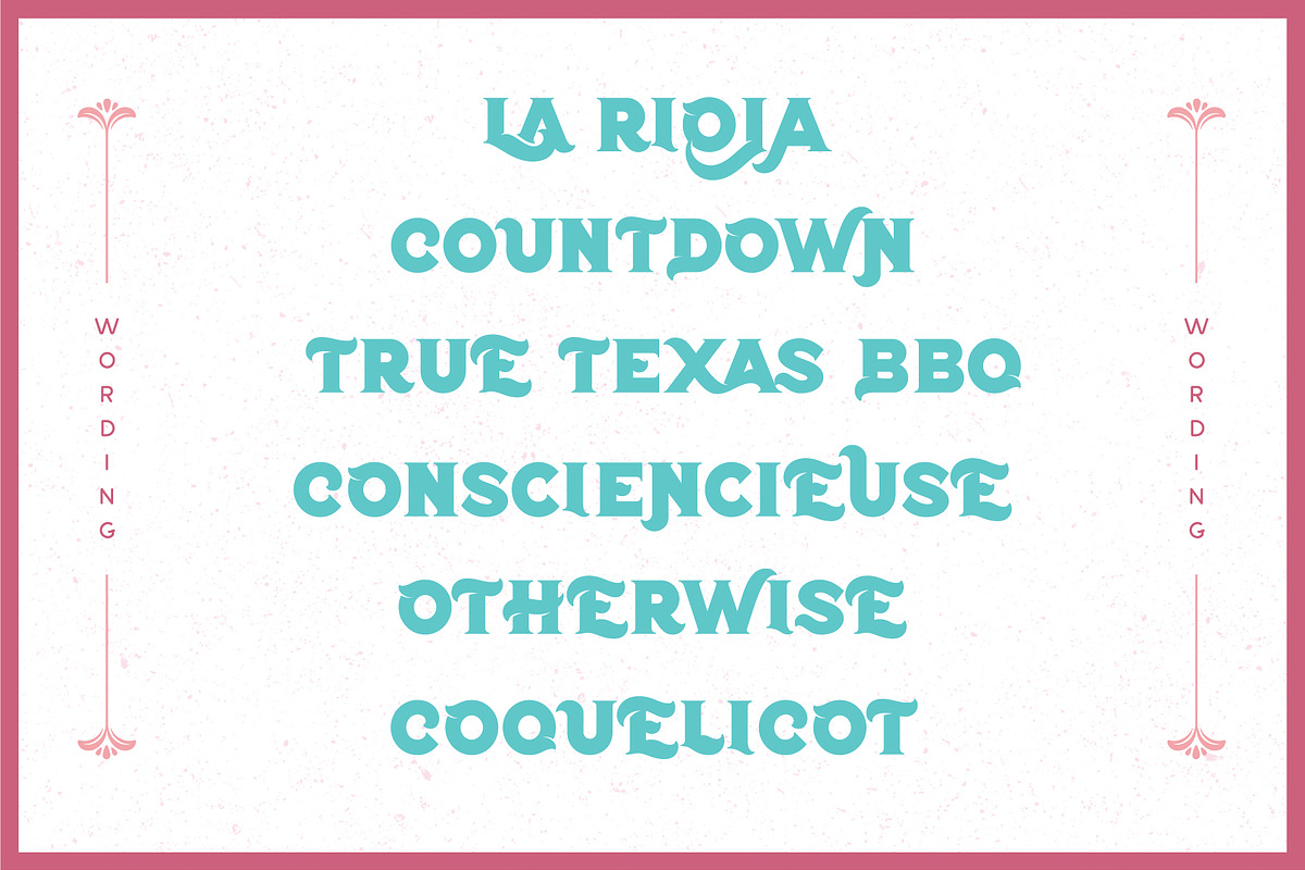 Flor Layered Font + Extras, a Font by Shoutbam (Photo 13 of 20)