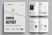 Annual Report Design Template, a Brochure Template by MightyDesign (Thumbnail 1 of 6)