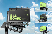 Sides Billboard Mockup, an Advertising Mockup by HanaSaka_Studio (Thumbnail 1 of 5)