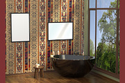 Luxurious black modern bath, an Architecture Photo by Larser (Thumbnail 1 of 2)