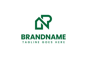 Letters NP Home Logo, a Branding & Logo Template by Pray Art Design Studio