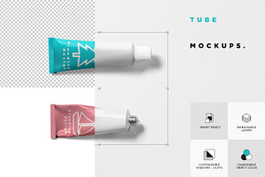 Paint Tube Mockups