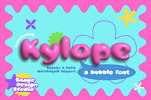Kylope - Bubble Font