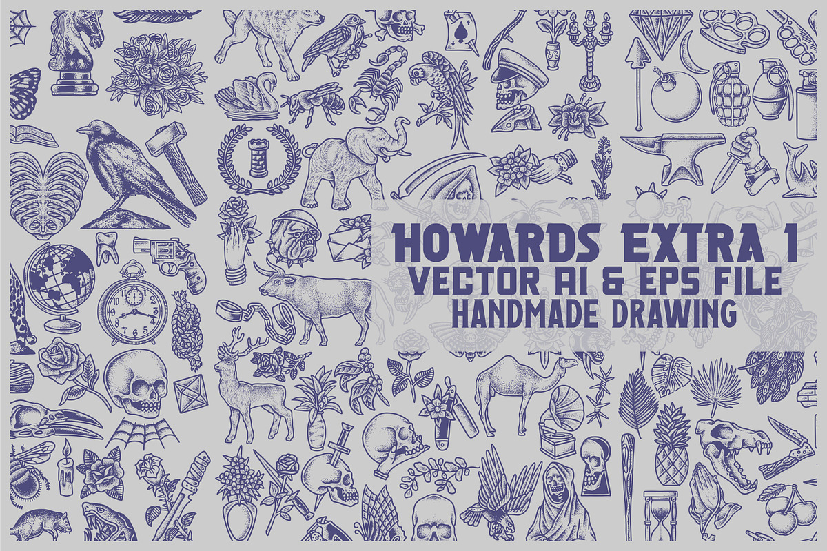 Howards Font Family + Extras preview 2