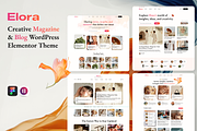 Elora – Creative Magazine WP theme, a WordPress Template by AliThemes (Thumbnail 1 of 5)