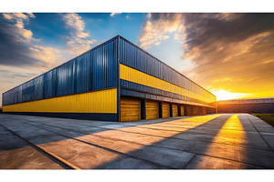 A large industrial building with a, an Architecture Photo by Igor Tichonow