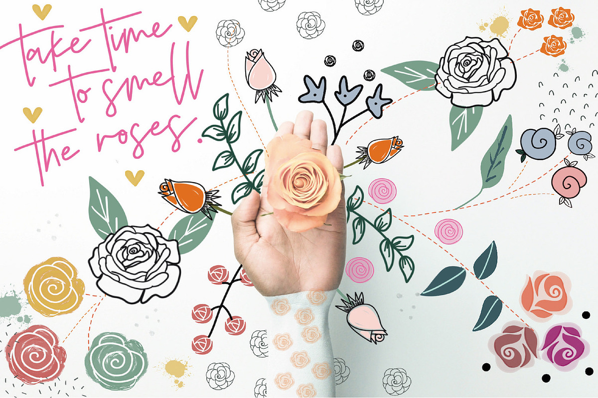 Rose Garden Stamps | Procreate preview 2