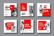 Fashion Social Media Post Layout, a Social Media Template by MightyDesign (Thumbnail 1 of 8)