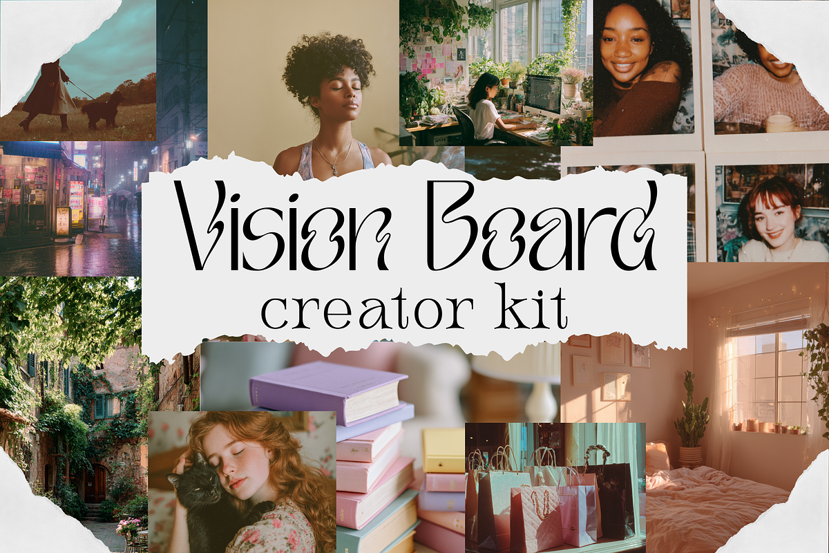Vision Board Creator Kit, a Person Photo by Collage Cult (Photo 1 of 4)