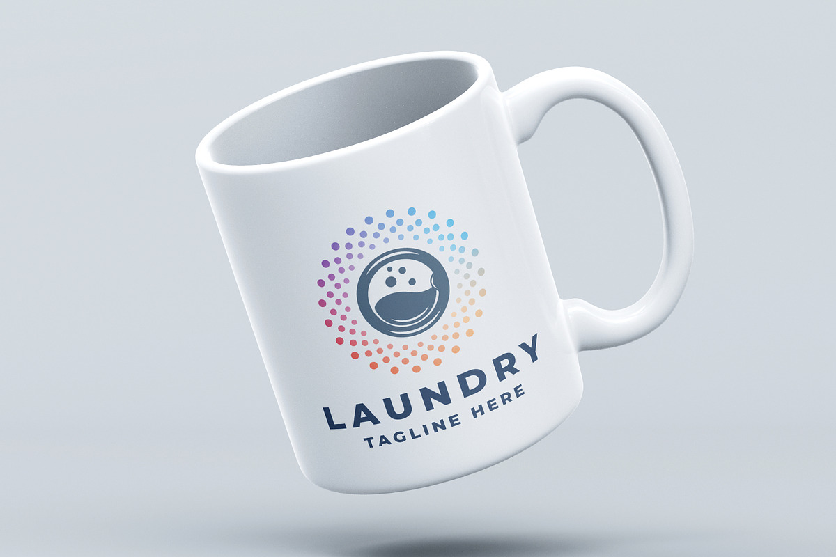 Laundry Clean Service Tech Logo, a Branding & Logo Template by Design_Planet (Photo 4 of 4)