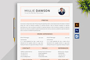 Resume Template and Cover Letter, a Resume Template by designvillage (Thumbnail 1 of 13)