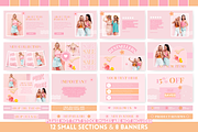Pastel Peach Instagram Templates, an Email Template by SunshineStudioBoutique (Thumbnail 6 of 9)