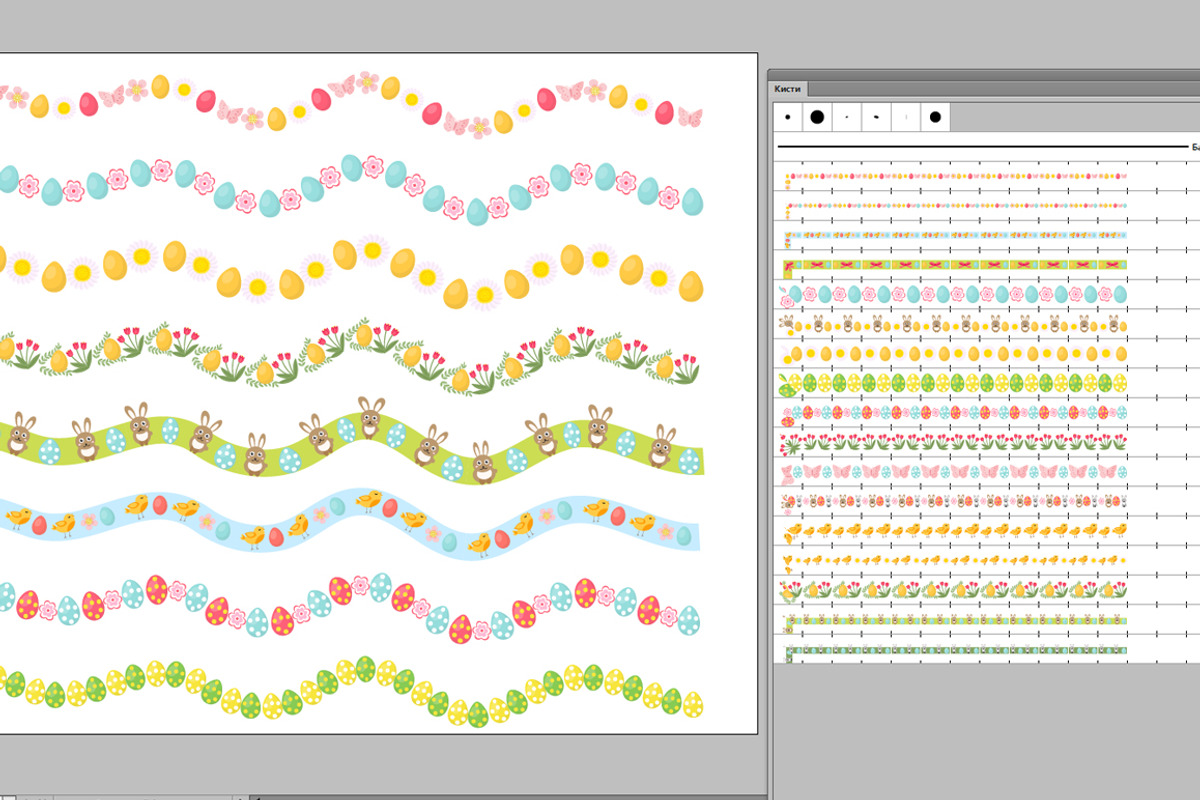 Easter brushes collection preview 2
