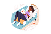 Lifestyle of happy black people set, a Person Illustration by Good Studio (Thumbnail 6 of 9)