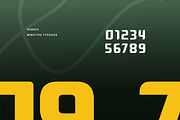Thamire - Sports Font, a Sans Serif Font by Mine Type Lab (Thumbnail 6 of 11)