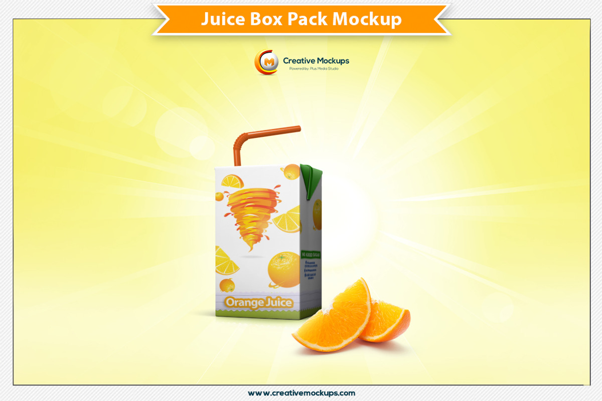 Juice Box Pack Mockup, a Merchandise Mockup by Plus Media (Photo 2 of 6)