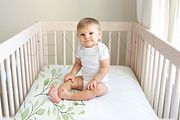 Crib Sheet with Baby Boy Mockup BD04, a Product Mockup by JENLYNN Stock Shop (Thumbnail 5 of 9)