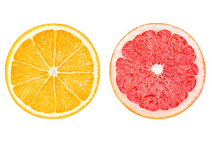 Slices Of Citrus Fruits