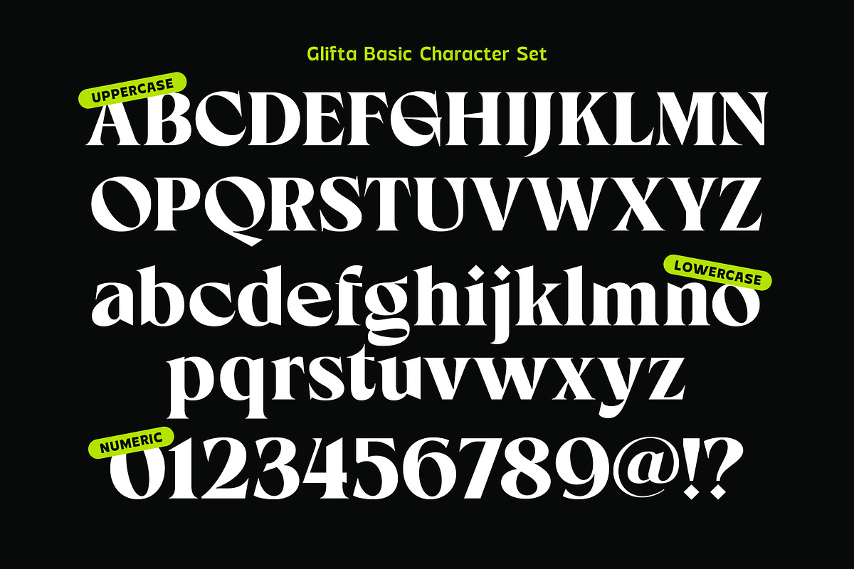 TNSC Glifta - Display Serif, a Serif Font by The Native Saint Club (Photo 11 of 14)