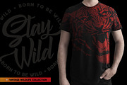 STAY WILD - Vector illustration, an Animal Illustration by Artistic & Unique (Thumbnail 11 of 11)