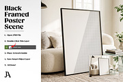 Black Framed Poster 2x3 PSD Mockup, a Household Mockup by Julian Adams (Thumbnail 3 of 3)