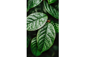 Vibrant close up of rain kissed, a Nature Photo by Lermont51