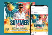 Summer Party Flyer Template, a Flyer Template by Tarommir (Thumbnail 2 of 3)