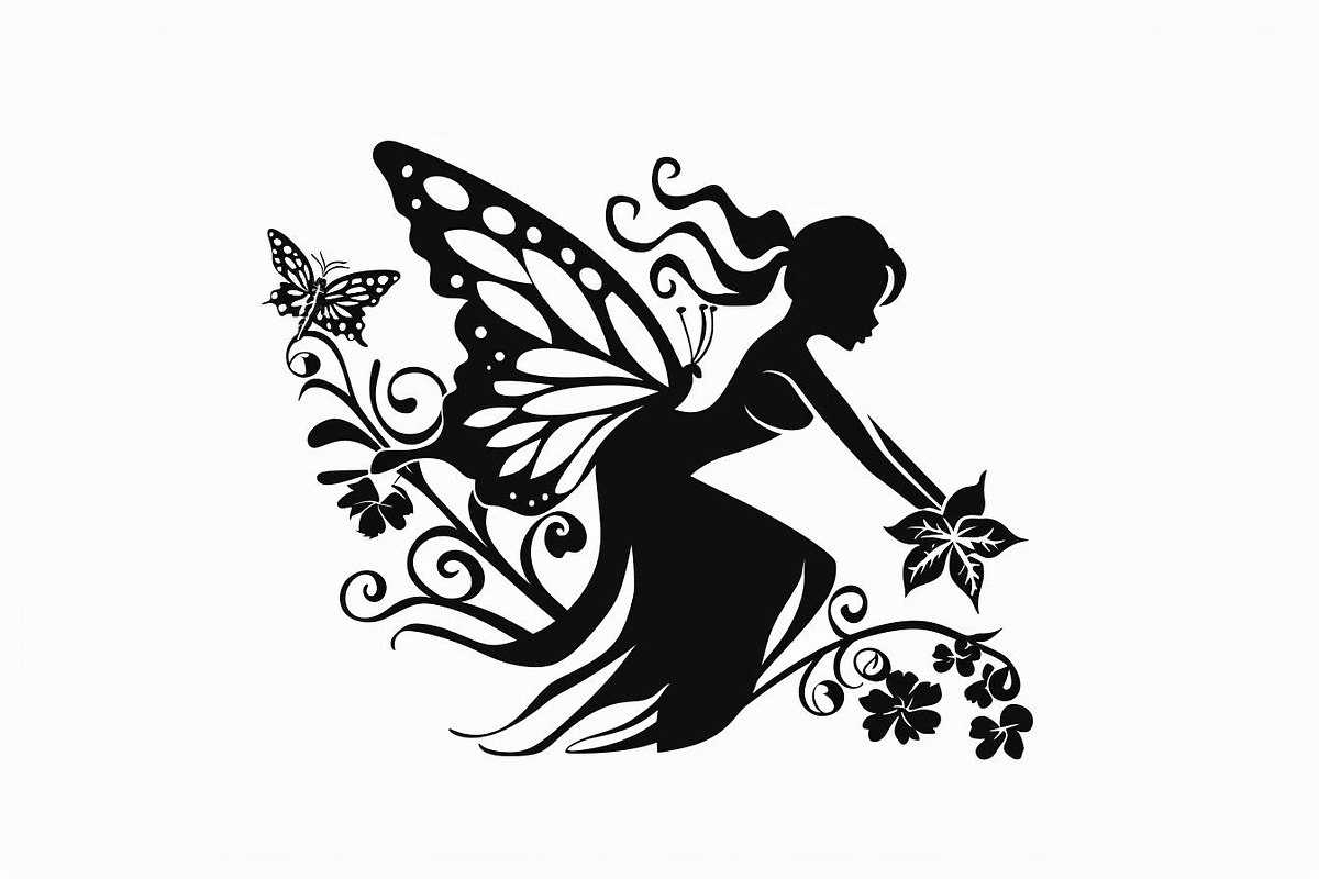 Silhouette of a fairy with delicate, an Illustration by Amazin_art (Photo 8 of 13)
