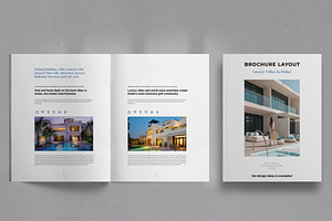 Real Estate Luxury Villas Brochure, a Brochure Template by Boris Cupac