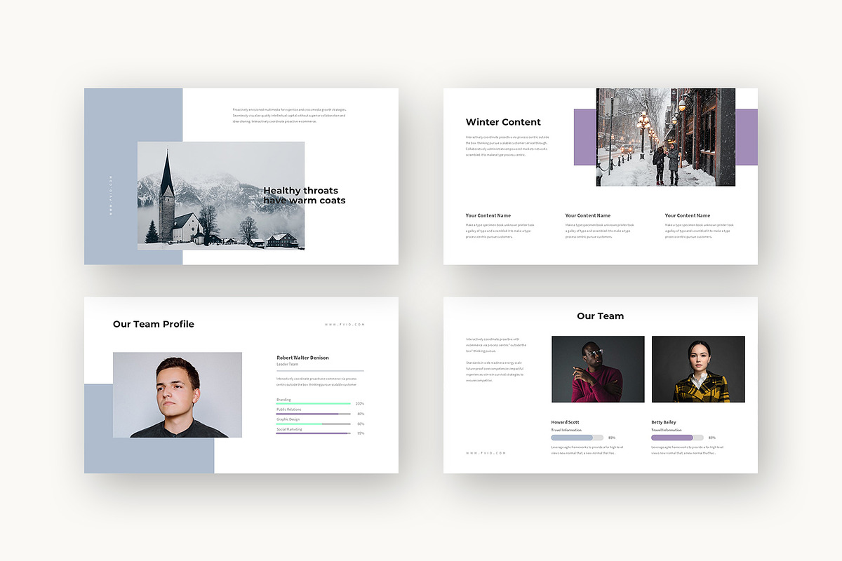 Fvio : Cozy Winter Google Slides, a Presentation Template by Punkl Camp (Photo 4 of 16)