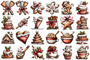 Whimsical Holiday Baking Clipart Bun, an Illustration by Libby Wishes (Thumbnail 7 of 7)