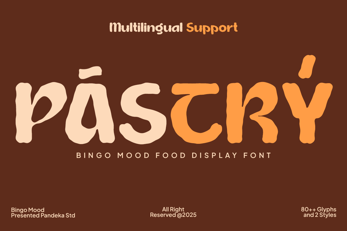 Bingo Mood - Food Fun Font, a Sans Serif Font by Pandeka Studio (Photo 9 of 10)
