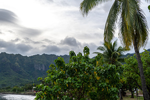 Taiohae Bay and black sand beach in Nuku Hiva, Marquesas Islands, a Photo by GoodGoods