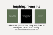 50 Inspiring Instagram Quote Bundle, a Social Media Template by RB Boutique (Thumbnail 4 of 8)