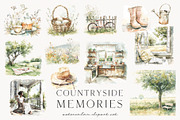 Countryside Memories, a Decorative Illustration by PeDe Designs (Thumbnail 10 of 15)