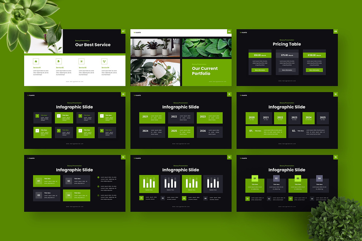Plantis - Keynote Templates, a Presentation Template by Deepslide Studio (Photo 5 of 6)