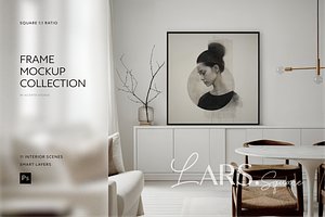 LARS Square | Frame Mockup Set, a Product Mockup by Acierto Studio